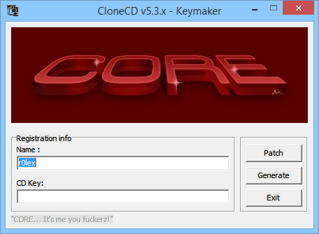 CloneCD Keymaker
